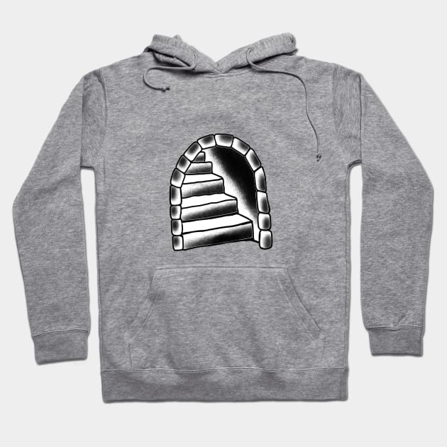 Stairway to evil Hoodie by Local non union